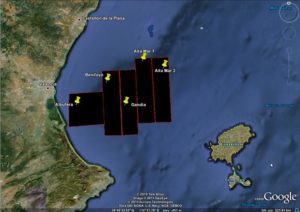 MAPA: prospecciones (google earth)