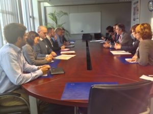 Reunión en DG ENVI. Bruselas. 28 oct 2013