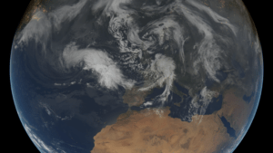 the weather situation over Europe on 13 February 2014