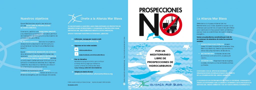 Aquí tienes el nuevo folleto de la Alianza Mar Blava